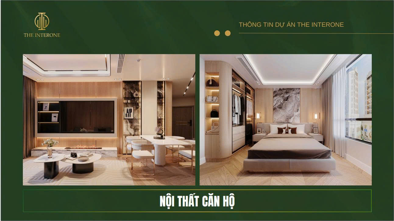 NỘI THẤT BÀN GIAO CHUNG CƯ THE INTERONE BẮC GIANG