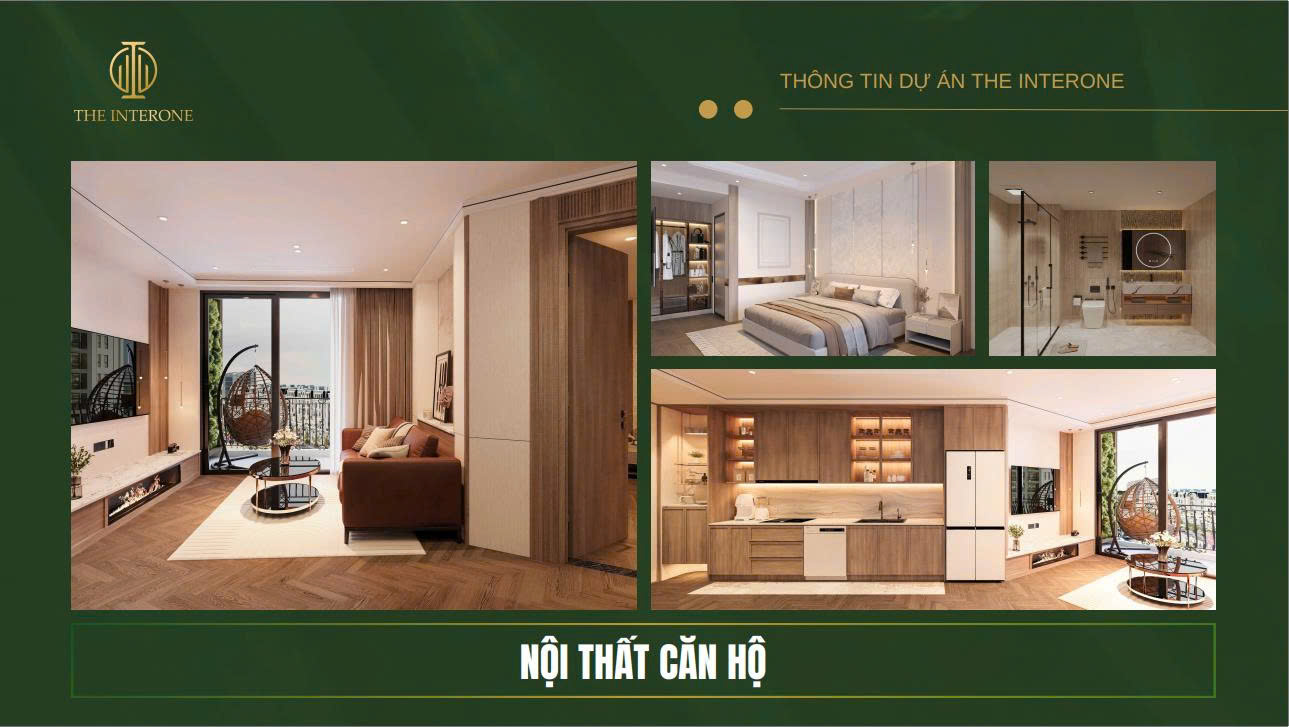 NỘI THẤT BÀN GIAO CHUNG CƯ THE INTERONE BẮC GIANG